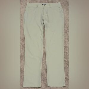 Peter Millar Crown Crafted Men’s Oat Beige Bingham Performance Golf Pants 35x32